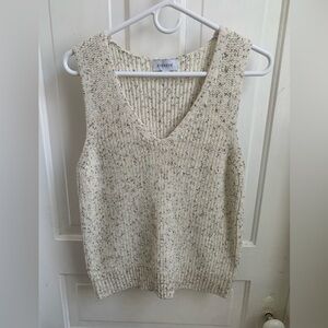 Evereve Aiden V Neck Sweater Tank Medium